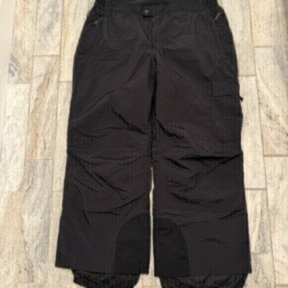 Obermeyer men's XL short black insulated waterproof snow pants MSRP $199. - Picture 1 of 11